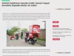AHASS Hadirkan Honda CARE, Solusi Cepat Kendala Sepeda Motor di Jalan