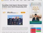 Ramadhipa Cetak Sejarah, Menang Perdana di Moto3 Junior World Championship 2026