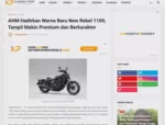 AHM Hadirkan Warna Baru New Rebel 1100, Tampil Makin Premium dan Berkarakter