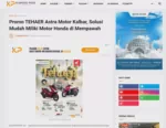Promo TEHAER Astra Motor Kalbar, Solusi Mudah Miliki Motor Honda di Mempawah