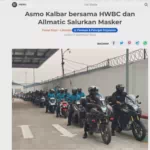 Asmo Kalbar bersama HWBC dan Allmatic Salurkan Masker