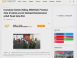 Instruktur Safety Riding AHM Raih Prestasi Asia-Oceania Lewat Edukasi Keselamatan untuk Anak Usia Dini