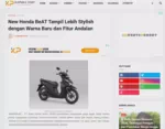 New Honda BeAT Tampil Lebih Stylish dengan Warna Baru dan Fitur Andalan