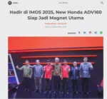 Hadir di IMOS 2025, New Honda ADV160 Siap Jadi Magnet Utama