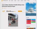 Asmo Kalbar Tekankan Prediksi Bahaya Saat Berkendara Berboncengan