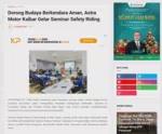 Dorong Budaya Berkendara Aman, Astra Motor Kalbar Gelar Seminar Safety Riding