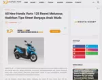 All New Honda Vario 125 Resmi Meluncur, Hadirkan Tipe Street Bergaya Anak Muda