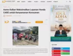 Asmo Kalbar Maksimalkan Layanan Honda CARE untuk Kenyamanan Konsumen