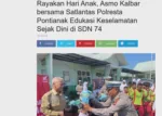 Rayakan Hari Anak, Asmo Kalbar bersama Satlantas Polresta Pontianak Edukasi Keselamatan Sejak Dini di SDN 74