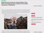 Brotherhood Festival: Honda Bikers Day 2025 Jadi Ajang Reuni Akbar Komunitas Honda se-Indonesia