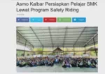 Asmo Kalbar Persiapkan Pelajar SMK Lewat Program Safety Riding