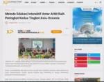Metode Edukasi Interaktif Antar AHM Raih Peringkat Kedua Tingkat Asia-Oceania