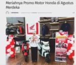 Meriahnya Promo Motor Honda di Agustus Merdeka