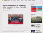 Sunmori hingga Flying Fox, Astra Motor Kalbar Ramaikan PCX Bikers Playland di Saung Jungkat