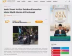 Vario Street Nation Satukan Komunitas Motor Matik Honda di Pontianak