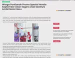 Warga Pontianak Promo Spesial Honda September Akan Segera Usai Saatnya Ambil Motor Baru