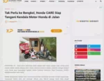 Tak Perlu ke Bengkel, Honda CARE Siap Tangani Kendala Motor Honda di Jalan