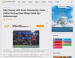 Mini Soccer with Sonic Community, Asmo Kalbar Dorong Gaya Hidup Sehat dan Kebersamaan