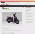 New Honda Stylo 160 Kini Punya Warna Burgundy, Semakin Premium