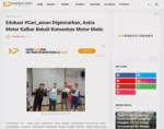 Edukasi #Cari_aman Digencarkan, Astra Motor Kalbar Bekali Komunitas Motor Matic