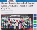 Bintang Pranata Sukma Raih Podium Kedua Dua Kali di Thailand Talent Cup 2025