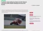 Fadillah Arbi Aditama Debut di GP Moto3, Lulusan AHRS Makin Berjaya di Kancah Dunia