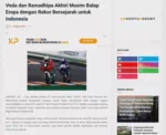 Veda dan Ramadhipa Akhiri Musim Balap Eropa dengan Rekor Bersejarah untuk Indonesia