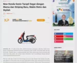 New Honda Genio Tampil Segar dengan Warna dan Striping Baru, Makin Retro dan Stylish