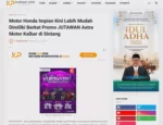Motor Honda Impian Kini Lebih Mudah Dimiliki Berkat Promo JUTAWAN Astra Motor Kalbar di Sintang