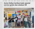 Asmo Kalbar berikan kado spesial service gratis dan edukasi SR