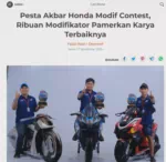 Pesta Akbar Honda Modif Contest, Ribuan Modifikator Pamerkan Karya Terbaiknya