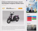 Kolaborasi Unik! Honda Scoopy x Kuromi Siap Manjakan Penggemar Karakter Sanrio