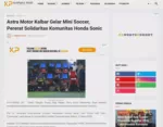 Astra Motor Kalbar Gelar Mini Soccer, Pererat Solidaritas Komunitas Honda Sonic