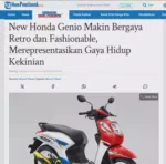 New Honda Genio Makin Bergaya Retro dan Fashionable, Merepresentasikan Gaya Hidup Kekinian