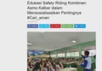 Edukasi Safety Riding Komitmen Asmo Kalbar dalam Mensosialisasikan Pentingnya #Cari_aman