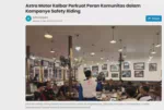 Astra Motor Kalbar Perkuat Peran Komunitas dalam Kampanye Safety Riding