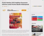 Honda Halofest 2025 Hadirkan Penawaran Istimewa untuk Pecinta Skutik di Mempawah