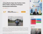 Jelang Musim Hujan dan Festival, Astra Motor Kalbar Tekankan Pentingnya Keselamatan Berkendara