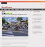 Komunitas Scoopy Singkawang Gelar Riding Couple, Hangatkan Kebersamaan di Pantai