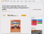 Promo Motor Honda Mei 2026, Vario 125 hingga Scoopy Bisa Dibawa Pulang Murah di Melawi