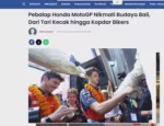 Pebalap Honda MotoGP Nikmati Budaya Bali, Dari Tari Kecak hingga Kopdar Bikers