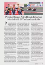 Pebalap Binaan Astra Honda KibarkanMerah Putih di Thailand dan Italia