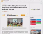 Instruktur Safety Riding Astra Honda Raih Penghargaan Inovasi Edukasi Keselamatan untuk Anak Usia Dini