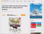 Astra Motor Kalbar Tawarkan Skema Ringan Miliki Motor Baru Jelang Lebaran di Ketapang