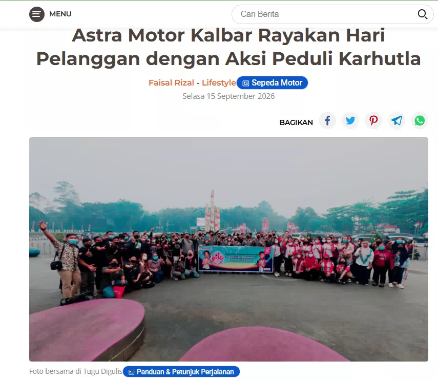 Asmo Kalbar Rayakan Hari Pelanggan Nasional 2026 dengan Apresiasi dan Semangat Satu HATI