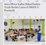 Astra Motor Kalbar Bekali Budaya Tertib Berlalu Lintas di SMAN 11 Pontianak