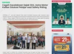 Cegah Kecelakaan Sejak Dini, Astra Motor Kalbar Edukasi Pelajar soal Safety Riding