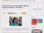 Nenek 83 Tahun Juara Pasanggiri Angklung Satu Hati, Kalahkan 1.700 Peserta