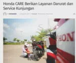 Honda CARE Berikan Layanan Darurat dan Service Kunjungan