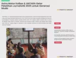 Astra Motor Kalbar &amp; ANTARA Gelar Pelatihan Jurnalistik 2025 untuk Generasi Muda